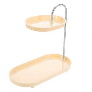 VALICLUD Organisateur Bureau Rangement Cosmétique Multi pour Table de Étagère de Toiletries Support Case pour Cosmétiques Blanche (Sudersana, neuf)