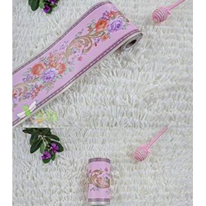 Frise murale autocollant fleur 10X1000CM PVC &eacute;tanche frise murale adh&eacute;sive D&eacute;coration murale (Shbl, neuf)
