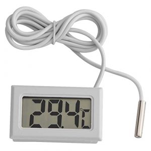 Thermom&egrave;tre num&eacute;rique LCD, mini m&egrave;tre de temp&eacute;rature, capteur de sonde, thermom&egrave;tre LCD num&eacute;rique (Poover-eu, neuf)