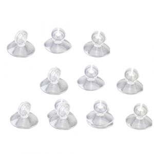 Lot de 10 ventouses pour aquarium, tuyau d'air, pompe &agrave; air, support de tuyau d'air transparent, accessoires d'aquarium standard, ventouses pour aquarium de 4 &agrave; 6 mm (chenfengyun, neuf)