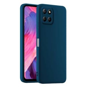 HULLIN Coque de Téléphone en Silicone Colorée, Adaptée à Honor 70 Lite 5G / Honor X8 5G / Honor X6 (6.5") - Bleu Saphir (HULLIN, neuf)