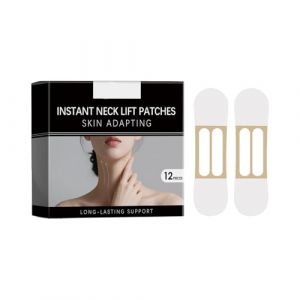 Ruban adh&eacute;sif de lifting du Cou Autocollant De Levage Du Cou Anti-transpiration Firming Patches Invisible Necks Lift Tapes, Instant Neck Tape Pour Contour V Instantan&eacute;, Visage, Cou & Yeux (CST-EU, neuf)
