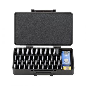 KIWIFOTOS &Eacute;tui de Transport pour Piles Bouton de Grande capacit&eacute; 42 emplacements pour Piles CR2032 CR2016 CR2025 CR2320 CR2325 CR2330 CR2335 CR2354 CR2412 CR2430 CR2450 & LR44 LR41 (KIWIFOTOS Direct, neuf)