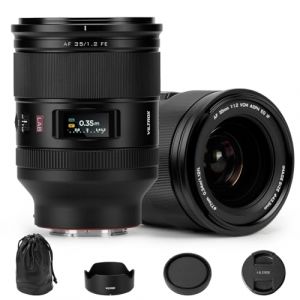 VILTROX 35mm F1.2 Lab Full Frame Autofocus FE Objectifs pour Sony E Mount Dual Floating Focus HyperVCM Motor Telephoto Prime Camera Lenses Compatible avec Sony a7 a7C a7RIII a7RIV a7RV a9 a6400 (PhoZoom E, neuf)