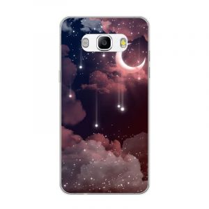 KARTXITAI Coque Compatible avec Samsung Galaxy J5 2016,Housse &Eacute;tui de Protection en Ultra Transparente Silicone en Gel TPU Souple Case Cover Shock-Absorption-&eacute;toiles, Lune, Nuages, Ciel (KARTXITAI, neuf)