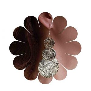 Inilbran Boucles D'oreilles Pendantes Pi&egrave;ces De Monnaie Vintage Boucles D'oreilles Pi&egrave;ces De Monnaie Circulaires Boucles D'oreilles Chandelier Tribal Boucles D'oreilles Disques Boucles D'oreilles (Inilbran, neuf)