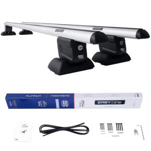 DGH System Barres de Toit transversales Points Compatible avec BMW 3-SERIA G20; BERLINE Depuis 2019 Max 90 kg 120 cm Aluminium (DGHSystem, neuf)