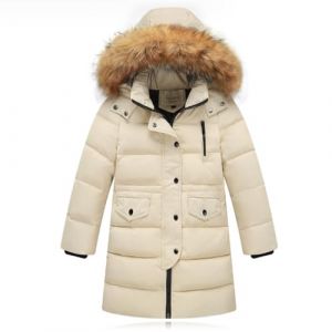 Acuryx Enfant Fille Garçon Manteau Longue Blouson Doudoune Chaud Veste Hiver Epaisse Parka Veste à Capuche 14-15 Ans (Acuryx, neuf)