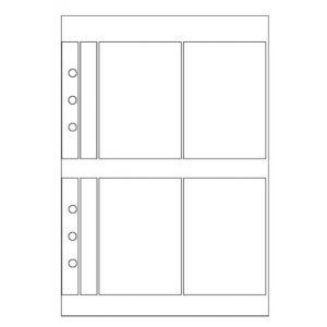 OBERTHUR - Recharge Organiseur 21 - Pochette de 3 étuis porte-cartes de visite en plastique transparent - 15x21cm (Burovision, neuf)