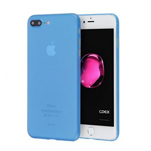 doupi UltraSlim Coque Compatible avec iPhone 8 Plus / 7 Plus (5,5 Pouces), Fin Mat Ultra Mince et Ultra l&eacute;ger Bumper Cover Housse de Protection, Bleu (GLEXD Shop, neuf)