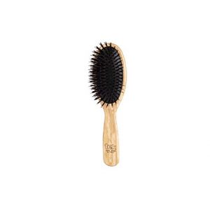 TEK - Grande Brosse Ovale en Poils en Nylon et en Éco-sanglier - 22 x 6 cm (TEK BRUSHES & COMBS, neuf)