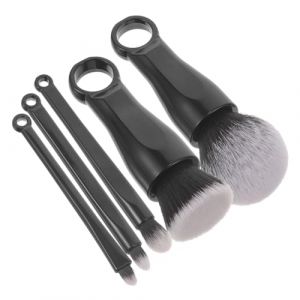 HAKIDZEL 5pi&egrave;ces Lot De Pinceaux Maquillage Visage Cosm&eacute;tique Kit Fond Teint Fards Joues M&eacute;lange (Yayuek, neuf)