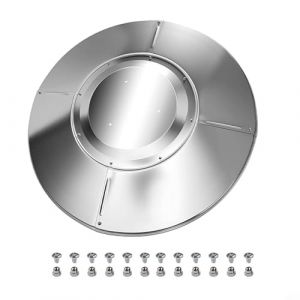 TONIXY Bouclier réflecteur pour chauffage de terrasse extérieur, bouclier thermique en aluminium amélioré pièces de rechange pour chauffages extérieurs au propane (4 + 1) (Liyimeily, neuf)