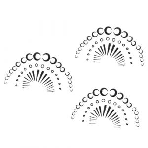 Healeved 3 Ensembles bijoux perçants boules Quies bouchon d'oreille en acrylique tunnels pour les oreilles ecarteur oreilles earbuds Écouteurs plug boucles d'oreilles jauges d'oreille punk (Accompany JY, neuf)