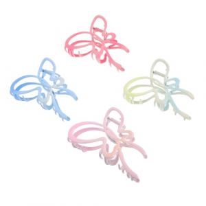 POPETPOP 4pi&egrave;ces Lot de Pinces &agrave; Cheveux M&eacute;tal Accessoires de Coiffure Pinces &agrave; Griffes pour Cheveux &Eacute;pais D&eacute;coratives et S&eacute;curis&eacute;es (Riser Treasure, neuf)