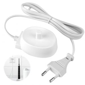 Chargeur Brosse à Dents Électrique pour Oral B Braun Modèle 3757, Remplacer Pro 1 2 3, 600 700 1000 2000 2900 3000 3900, Vitality Smart Genius iO3 iO4 iO6, IP67 Étanche Induction Portable de Voyage (ShiHuoXin, neuf)