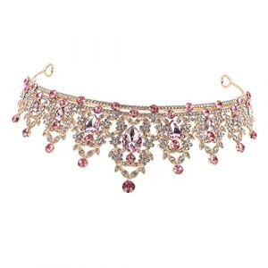 JEWEDECO Couronne Diad&egrave;me Pour Femme, Diad&egrave;me De Mariage, Diad&egrave;me De Mari&eacute;e, Diad&egrave;me En Strass, Diad&egrave;me De Mari&eacute;e, Accessoires Pour Cheveux De Mari&eacute;e, Diad&egrave;me Pour Mari&eacute;e, Diad&egrave;me Pour (Durgant, neuf)