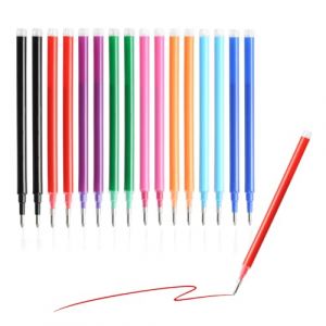 Lot de 16 Eecharges Effa&ccedil;ables pour Stylos Pilot FriXion Ball, 0,7 mm Recharges de Rechange Effa&ccedil;ables 8 Couleurs Pointe Moyenne Stylo Gel Effa&ccedil;able pour Pilot FriXion Ball Clicker Eberhard Faber (FengShuL, neuf)