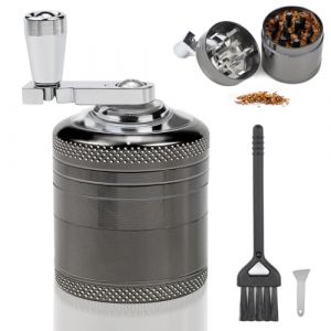 Effriteuse Grinder Avec Manivelle Broyeur Grinder Moulin &agrave; Epic&eacute; Broyeur &agrave; &eacute;Pices Manuel Herb Grinder Pour Herbes S&egrave;Ches Et &eacute;Pices (Tai Yuan Zhuo Long Mao Yi You Xian Gong Si, neuf)