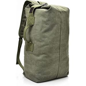 OAREA Multifonctionnel Militaire Tactique Toile Sac À Dos Hommes Mâle Grande Armée Seau Sac en Plein Air Sport Duffle Sac Voyage Sac À Dos (Oarea, neuf)