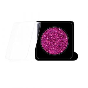 Applicateur de fard à paupières - Diversité DIY - Plaque de fard à paupières brillante - Poudre à paillettes monochrome - Spectacle de scène - Maquillage à paillettes - Bleu rouge (F, taille unique) (CHAOkh, neuf)