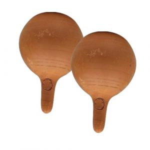 Poterie Lutton | 2X Ollas Mini Nature 25 cl | Ollas &agrave; Planter Terre Cuite Naturelle | Arrosage Automatique et &Eacute;cologique pour Plantes d&rsquo;Int&eacute;rieur | Syst&egrave;me d&rsquo;Irrigation Naturel | Duo Oyas D&eacute;co (Poterie Lutton - Poterie d'Irrigation - Ollas, neuf)