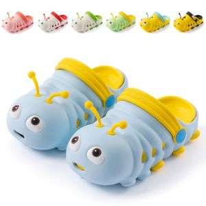 Sabot Enfant Gar&ccedil;on Mignon Mules Clogs Chaussure de Jardin Fille Antid&eacute;rapant Sandale Bleu 20 EU Taille de l'&eacute;tiquette 130 (Hi-top, neuf)