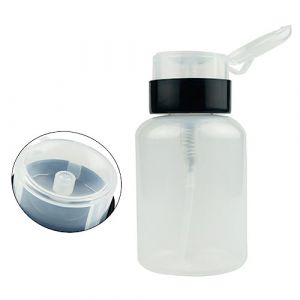 Healeved Bouteille de Dissolvant pour Vernis à en Plastique avec Pompe à Pression de 210 Ml Verrouillable pour Dissolvant de Maquillage pour Vernis à (Sonieg, neuf)