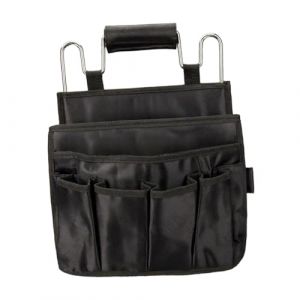 OIIBWQ Sac de Coiffeur, Sac de pour Coiffeurs, Sac &agrave; Main, Poign&eacute;e Confortable, Sac de pour Coiffeur, Sac de Rangement pour Outils de Coiffure, Noir (Weave Realm, neuf)