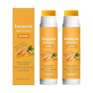 Baume à lèvres au curcuma, un baume réparateur naturel, hydrate intensément et durablement, atténue les ridules, améliore l'aspect terne, la sécheresse et les gerçures, et redonne de l'élasticité aux (guangzhouyangfannadianzishangwuyouxiangongsi, neuf)