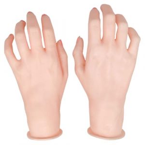 Support de bague &agrave; main, 1 paire de main mannequin, support bijoux en plastique, pr&eacute;sentoir bracelet stable pour la maison, le magasin, affichant des bagues, des bracelets, colliers (weicishangmao, neuf)