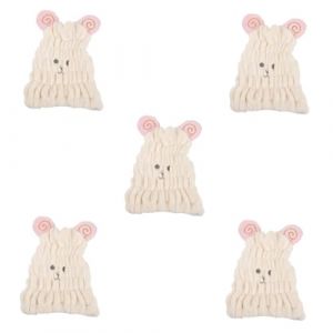 DECOMELODY 5pi&egrave;ces Bonnet De S&eacute;chage Pour Cheveux Absorbant Turban Ultra Doux S&egrave;che Cheveux Rapide Accessoire Pratique Pour Femmes Apr&egrave;s La Bain (FINNG, neuf)