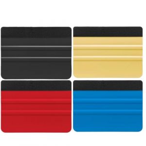 JYNXOR 4 Pcs Spatule Raclette Plastique, Marouflette, Raclettes Pour Vinyle, Mini Raclette Vitre, Raclette En Feutre, Grattoir En Vinyle De Voiture,Raclette Pour Papier Peint De Voiture, Film De Verre (SHOPSCAPE INK, neuf)