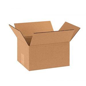 Bo&icirc;tes en Carton Double Vague Havane 50 x 50 x 40 cm - Emballage Exp&eacute;ditions D&eacute;m&eacute;nagement - Ondul&eacute; L&eacute;g&egrave;res Solides et R&eacute;sistantes - Lot de 5 - Fabriqu&eacute; en Italie (imballaggi.point, neuf)