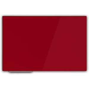MOB Tableau de pr&eacute;sentation, rouge, disponible en laqu&eacute;, &eacute;maill&eacute; ou verre, magn&eacute;tique et inscriptible, mural, (en verre, 120 x 150 cm) (MEISTEREI, neuf)