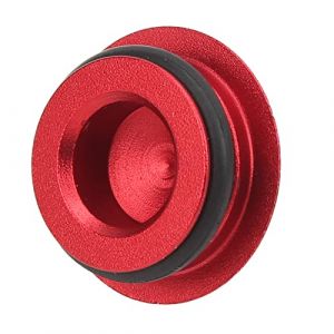 Bnineteenteam VTT Pédalier Couvercle Anti-poussière Capuchon d'arbre Central Creux intégré en Alliage D'aluminium pour Vélo de Route (1 Cache Anti-poussière Rouge) (Yeesdvo-EU, neuf)