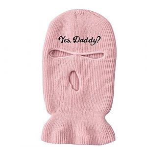 YAMEE Cagoule d'hiver en Tricot &agrave; 3 Trous,Bonnet Homme Femme Chaud,Balaclava de Visage Tricot&eacute;,Casquette d&rsquo;Hiver Cagoule pour Adulte (YAMEE, neuf)