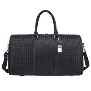 Sac de Sport Homme Sacs De Nuit De Week-End De 18 Pouces pour Hommes, Sac &Agrave; Main en Cuir PU pour Articles Personnels, Sac Fourre-Tout De Gymnastique Musculation, Outdoor, Workout (深圳市雪域宝藏商贸有限责任公司, neuf)