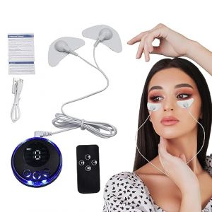 Masseur facial EMS | Avec Patch Pads Stimulateur Électrique Visage 8 Modes,19 niveaux de stimulateur électrique de visage de microcourant d'intensité pour le visage amincissant et soulevant Bellv (kaitmain, neuf)