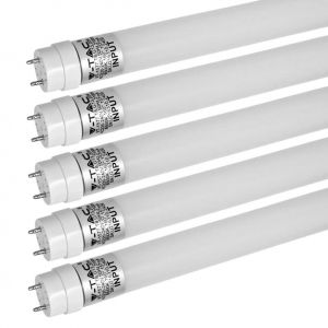 ZONE LED SET - Tube LED 60 cm, blanc neutre (4000 K), 850 lumens, T8, G13-9W (remplace 18W), avec d&eacute;marreur, TUBE LED n&eacute;on n&eacute;on lampe tubulaire, pack de 5 (ZONE LED, neuf)