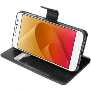 ebestStar - Coque Compatible avec ASUS Zenfone 4 Selfie Pro ZD552KL Etui PU Cuir Housse Portefeuille Porte-Cartes Support Stand, Noir [Appareil: 154 x 74.8 x 6.9mm, 5.5''] (ebestPro-fr, neuf)