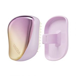Tangle Teezer The compact styler hair brush for detangling wet and dry hair, perfect for travel and on the go, sweet lilac and yellow chrome (New Flag GmbH, neuf)