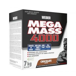 Weider Mega Mass 4000 Poudre Protéinée Chocolat 7 kg (MyFit24, neuf)