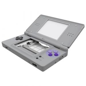eXtremeRate Coque Remplacement Complète pour Nintendo DS Lite, Coque Etui avec Bouton de Remplacement pour Nintendo DS Lite, Console Pas Incluse, Classic Snes Style (Easequote-Store, neuf)