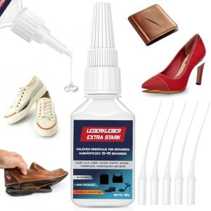 Colle Chaussure Colle Chaussures Semelle Extra Forte - 30g Professionnelle Colle Chaussure Transparente, Colle Cuir pour Chaussure pour Réparer Toutes Sortes de Chaussures (STYLHAMZAKFT, neuf)