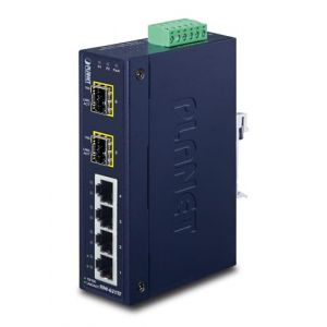 PLANET ISW-621TF commutateur r&eacute;seau Non-g&eacute;r&eacute; L2 Fast Ethernet (10/100) Bleu (P-NestShop, neuf)