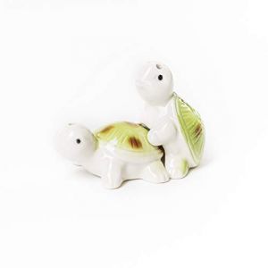 Salière et Poivrière Amusantes en Porcelaine - Distributeur d'Épices Impertinent - Cadeau de Pendaison de Crémaillère, de Mariage, d'Anniversaire pour les Couples (Tortues) (alexpura, neuf)