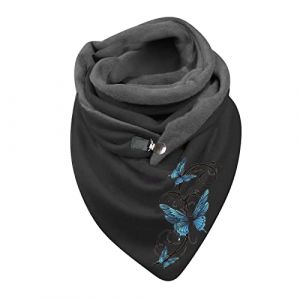 Cadeau Pour Femme Agee Echarpe Japonaise Cadeaux Pour Mamie Echarpe Femm Cadeau Pour Personnes Agees Echarpe Turquoise Femme &eacute;Tole Dor&eacute;E Mariage Vetement Femme Petit Echarpe Fe (Kwatieh, neuf)