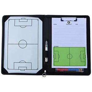 Sportacular Gear dossier de l'entra&icirc;neur de football avec tableau tactique et accessoires | Pochette d'entra&icirc;nement | Classeur tactique pour entra&icirc;neur de football | (sz24com, neuf)