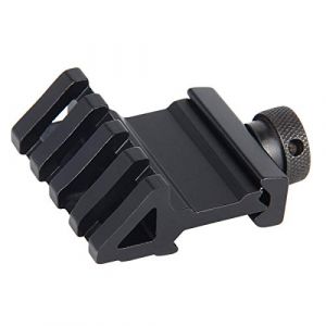 Donnagelia Montage Rail À Angle Incliné À 45 Degrées avec 4 Fentes Adaptateur Universel pour Style Weaver & Picatinny Rail 20mm Et Lunette De Visée (bei jing ye qi zhang shang mao you xian gong si, neuf)